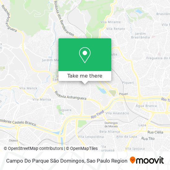 Campo Do Parque São Domingos map