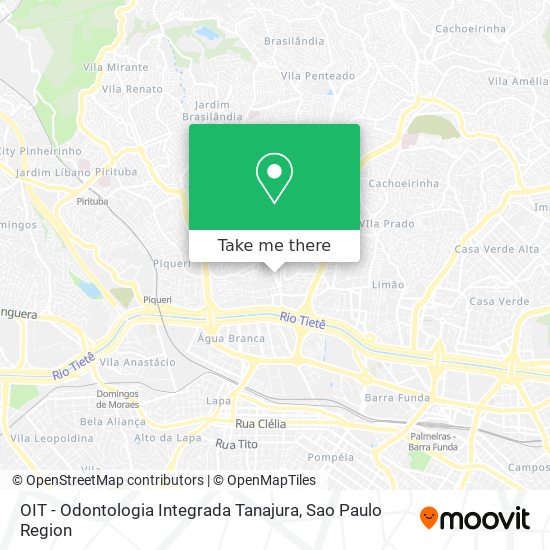 Mapa OIT - Odontologia Integrada Tanajura