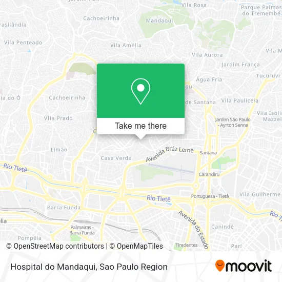 Hospital do Mandaqui map