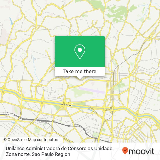 Mapa Unilance Administradora de Consorcios Unidade Zona norte