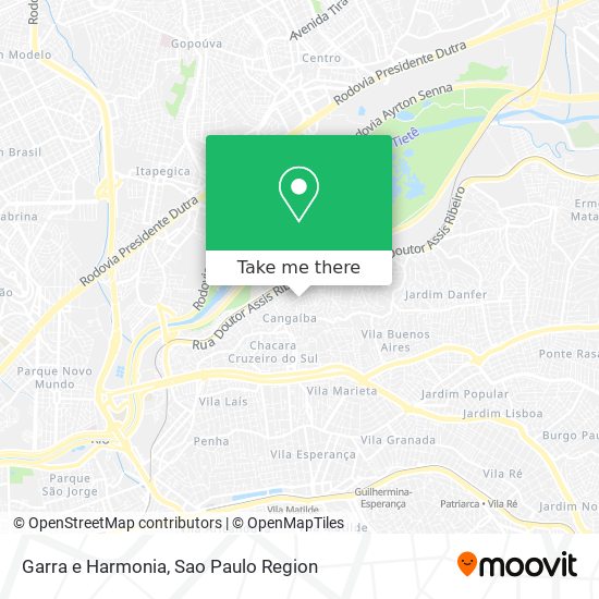 Garra e Harmonia map