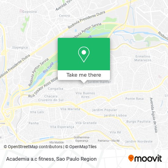 Academia a.c fitness map