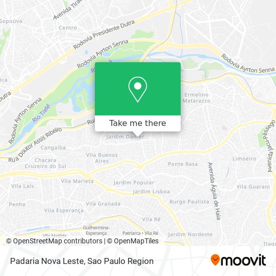 Padaria Nova Leste map