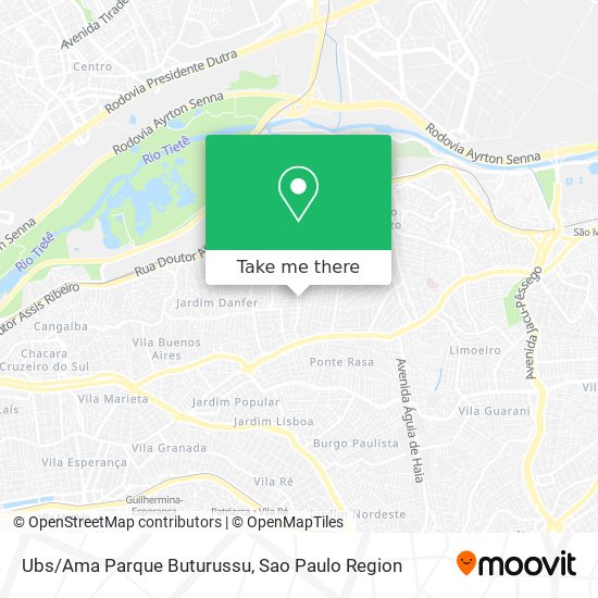 Mapa Ubs/Ama  Parque Buturussu