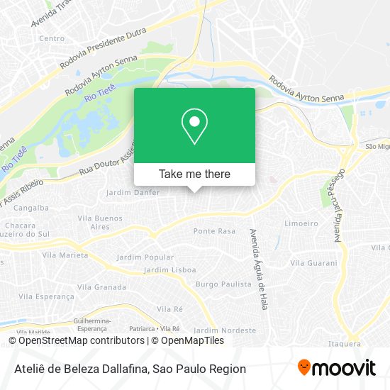 Ateliê de Beleza Dallafina map