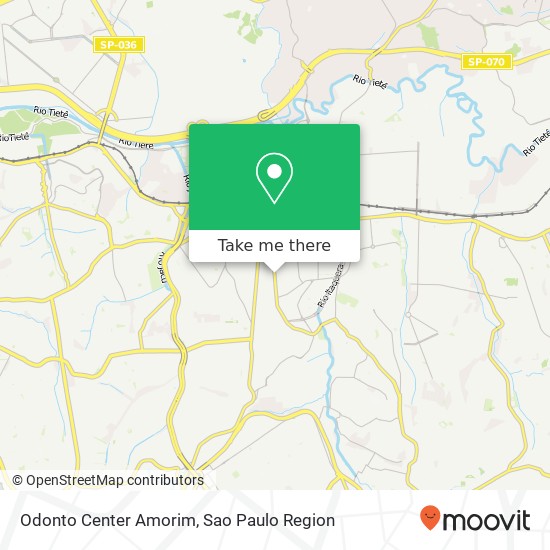 Odonto Center Amorim map