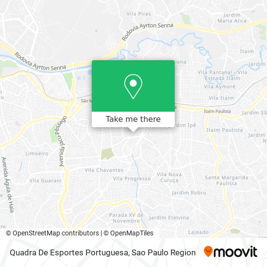 Quadra De Esportes Portuguesa map