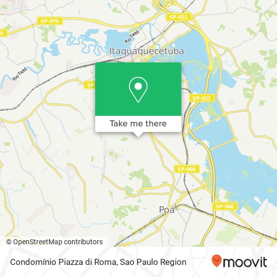 Mapa Condomínio Piazza di Roma