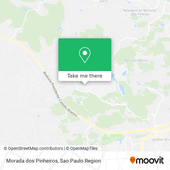 Morada dos Pinheiros map