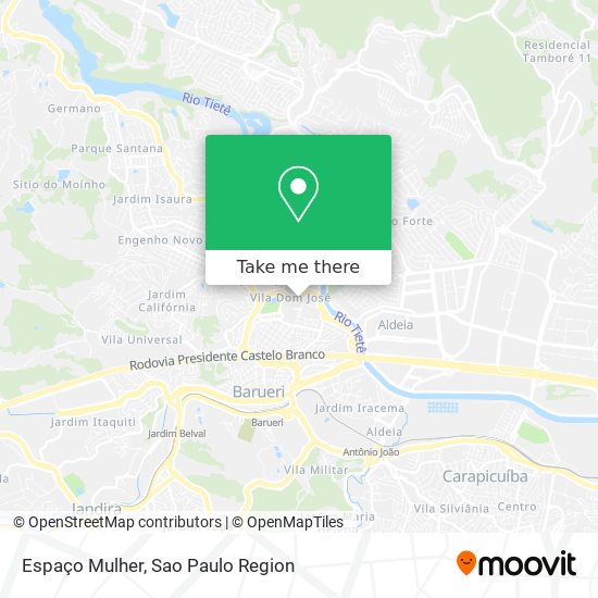 Espaço Mulher map