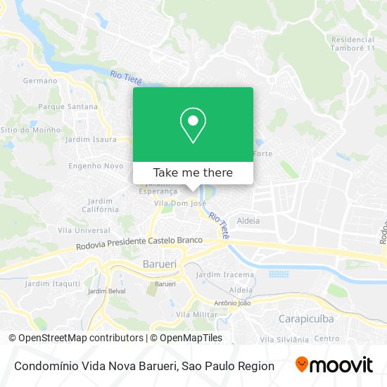 Condomínio Vida Nova Barueri map