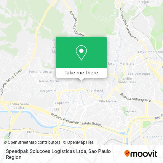 Mapa Speedpak Solucoes Logisticas Ltda