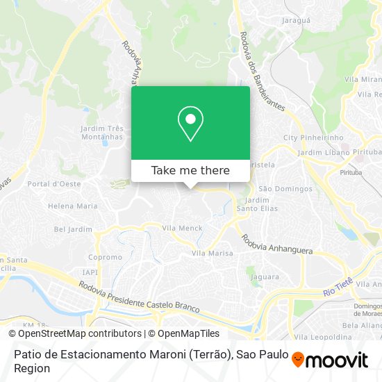 Patio de Estacionamento Maroni (Terrão) map