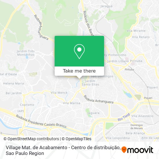 Village Mat. de Acabamento - Centro de distribuição map