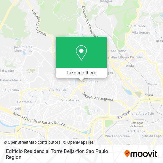 Edifício Residencial Torre Beija-flor map