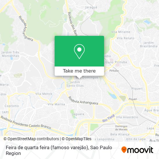 Feira de quarta feira (famoso varejão) map