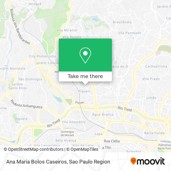 Ana Maria Bolos Caseiros map
