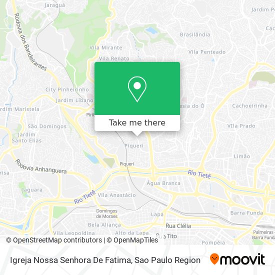 Igreja Nossa Senhora De Fatima map