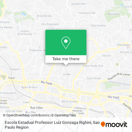 Escola Estadual Professor Luiz Gonzaga Righini map