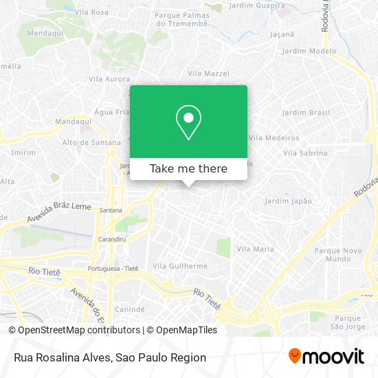 Rua Rosalina Alves map