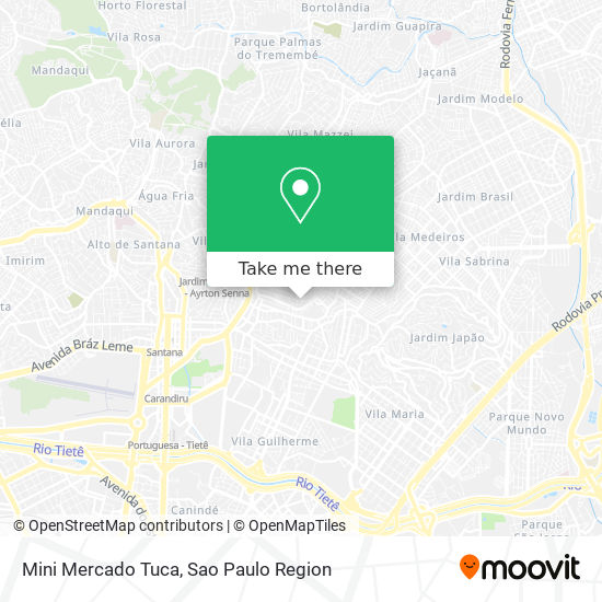 Mapa Mini Mercado Tuca