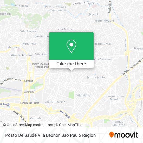 Posto De Saúde Vila Leonor map