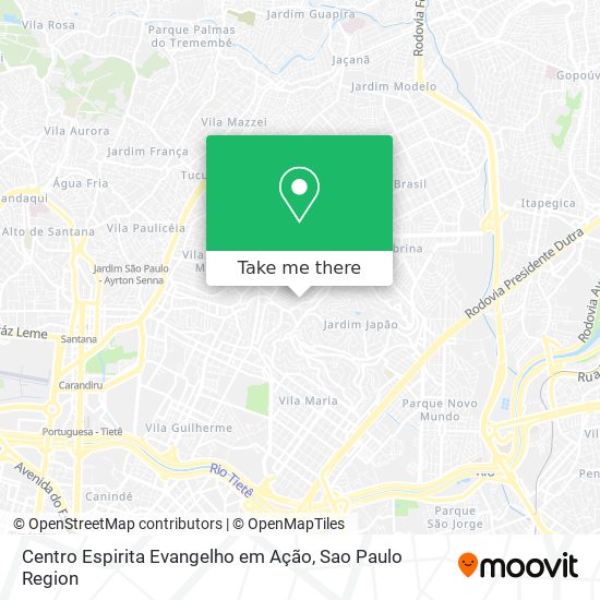 Centro Espirita Evangelho em Ação map