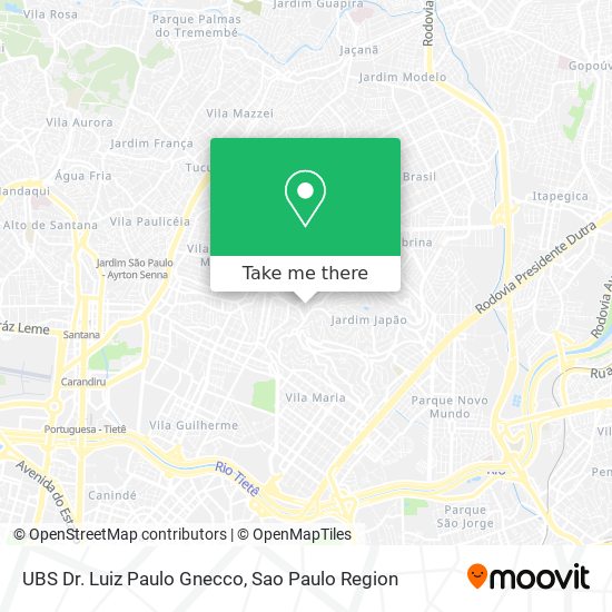 UBS Dr. Luiz Paulo Gnecco map