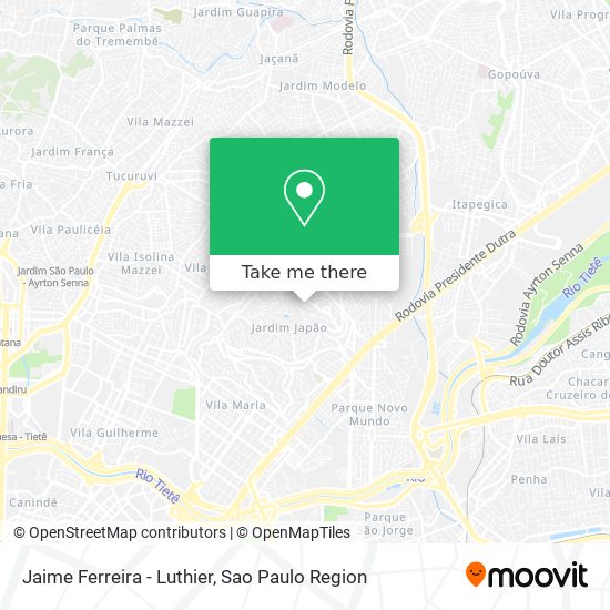 Jaime Ferreira - Luthier map
