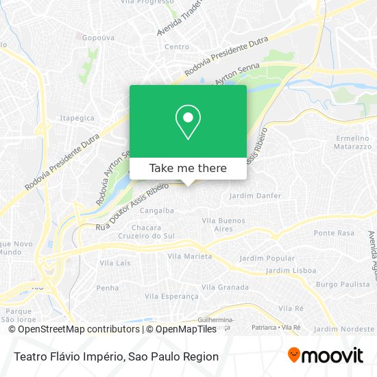 Teatro Flávio Império map