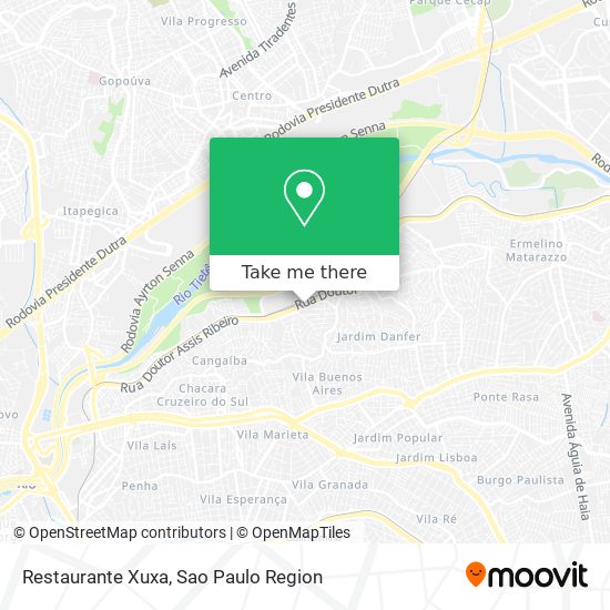Mapa Restaurante Xuxa