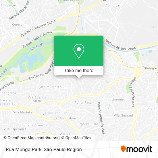 Rua Mungo Park map