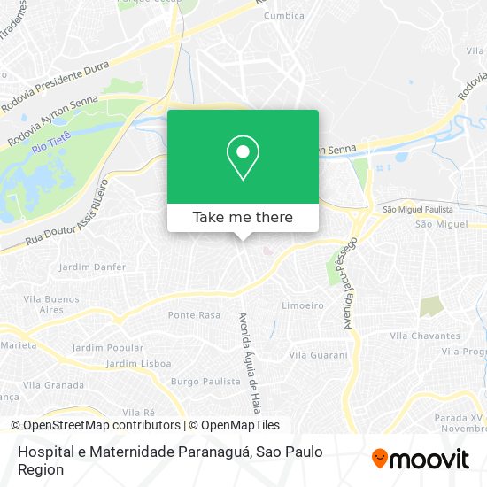 Hospital e Maternidade Paranaguá map