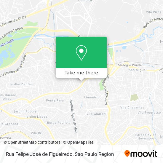 Mapa Rua Felipe José de Figueiredo