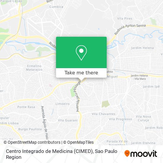 Centro Integrado de Medicina (CIMED) map