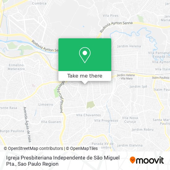 Igreja Presbiteriana Independente de São Miguel Pta. map