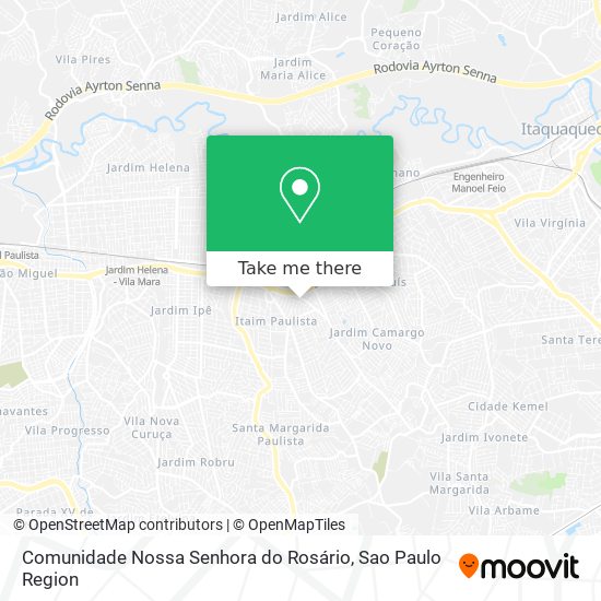 Comunidade Nossa Senhora do Rosário map