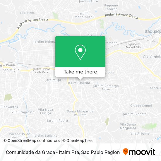 Comunidade da Graca - Itaim Pta map