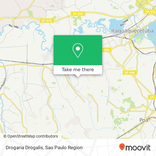 Drogaria Drogalis map