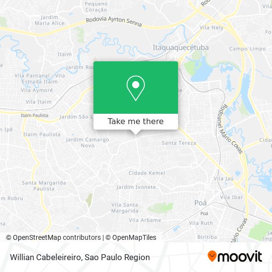 Willian Cabeleireiro map