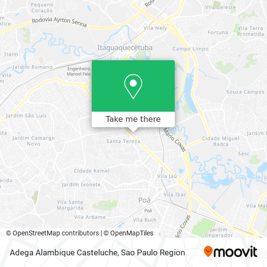 Adega Alambique Casteluche map