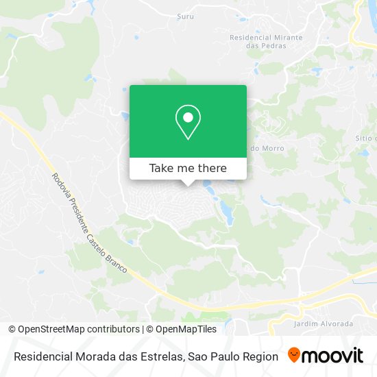 Mapa Residencial Morada das Estrelas