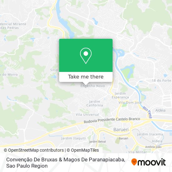 Convenção De Bruxas & Magos De Paranapiacaba map