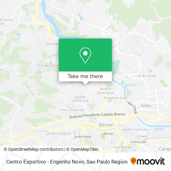 Centro Esportivo - Engenho Novo map