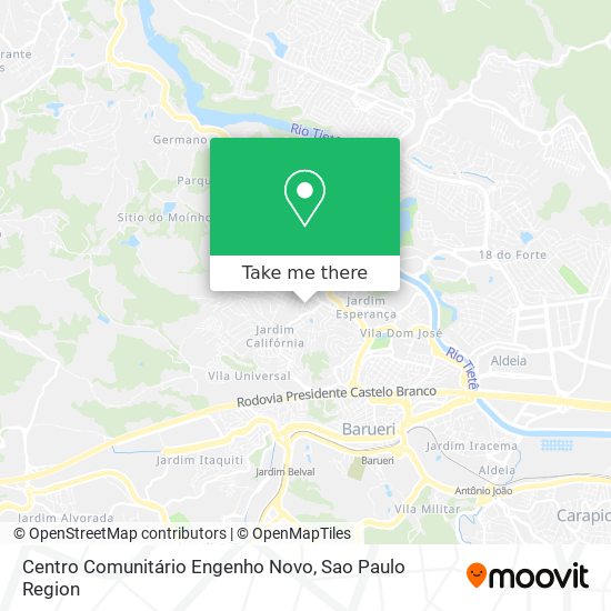 Centro Comunitário Engenho Novo map