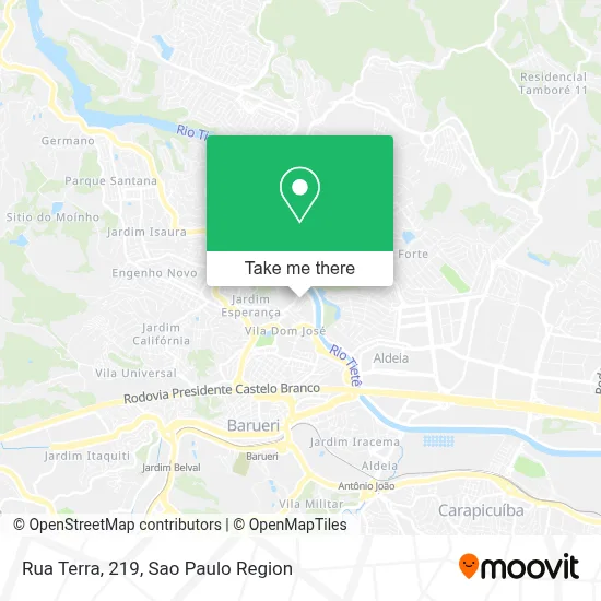 Rua Terra, 219 map
