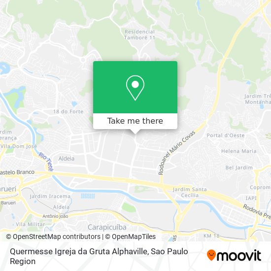 Quermesse Igreja da Gruta Alphaville map