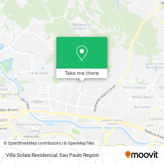 Mapa Villa Solaia Residencial