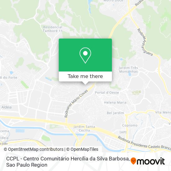 CCPL - Centro Comunitário Hercília da Silva Barbosa map