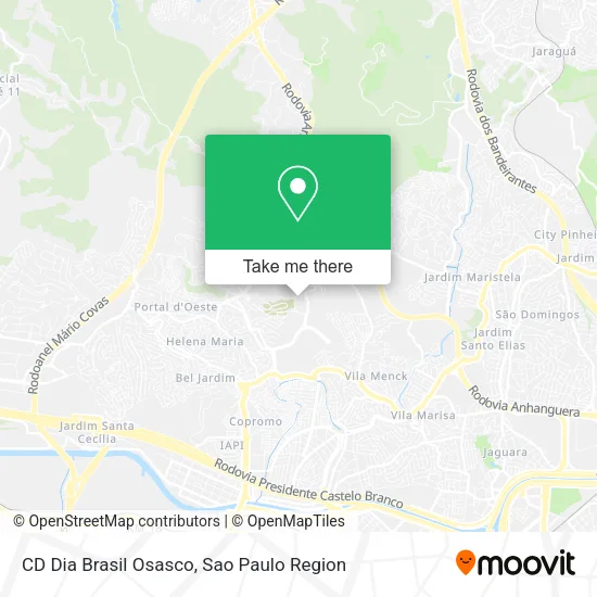CD Dia Brasil Osasco map